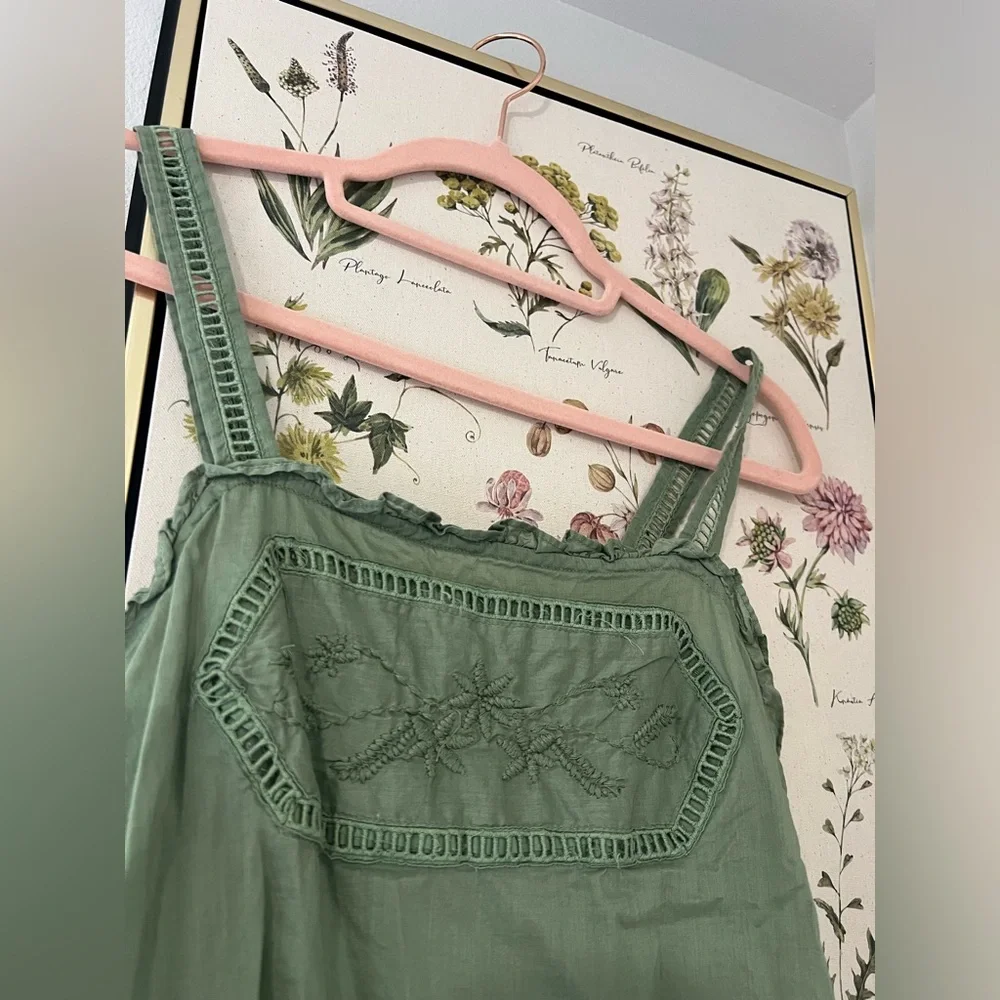 VINTAGE GREEN TANK - Picture 2 of 2